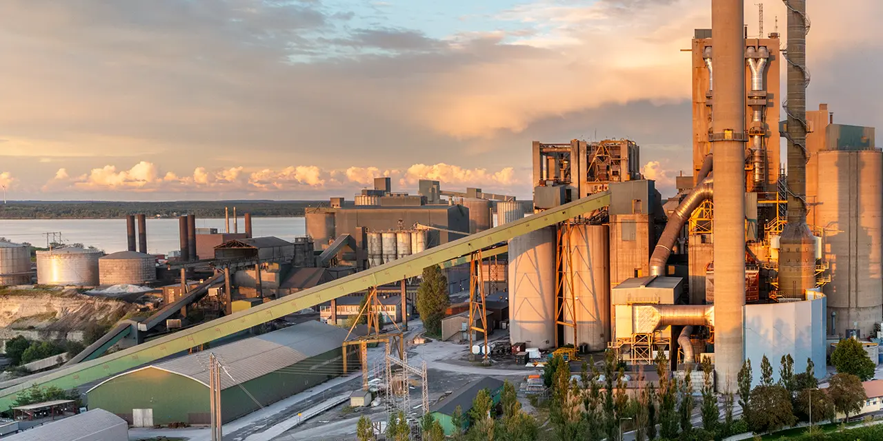 Cementfabriken i Slite på Gotland