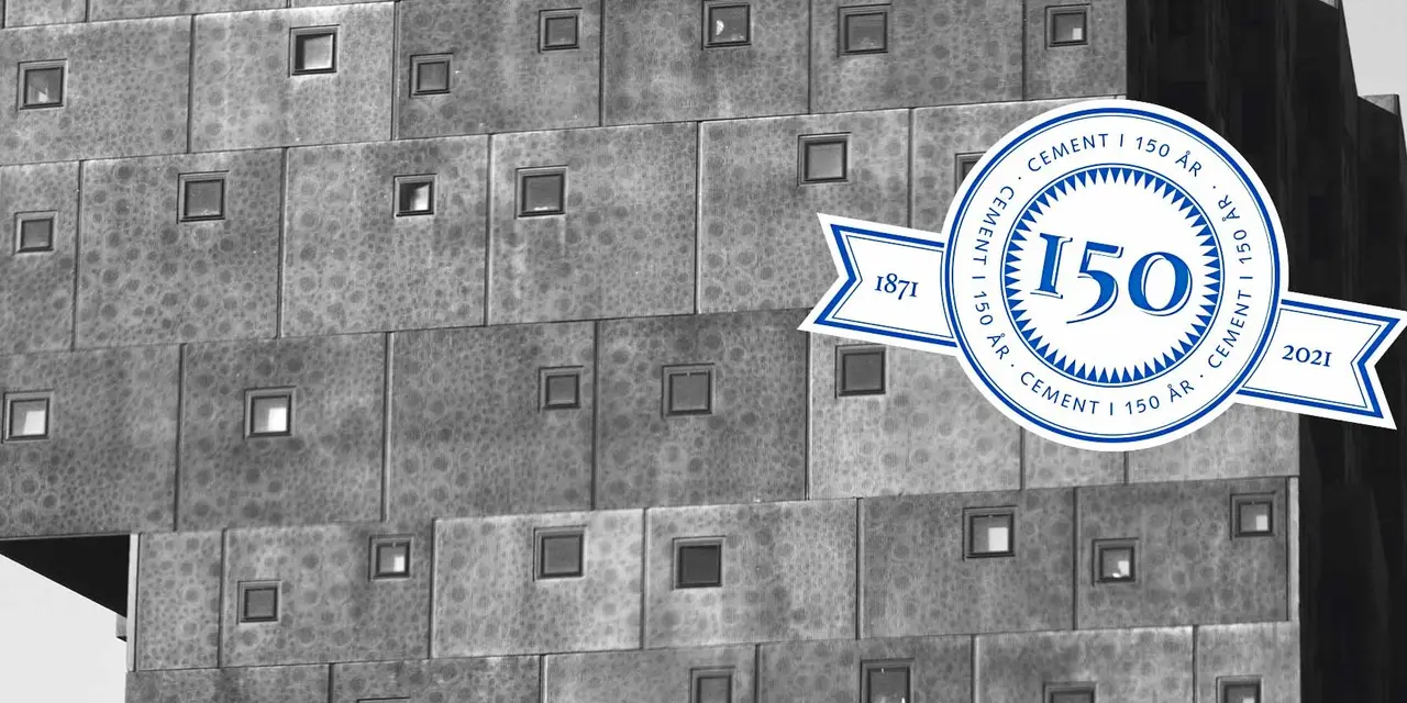 2021 fyller cementindustrin och Cementa 150 år.